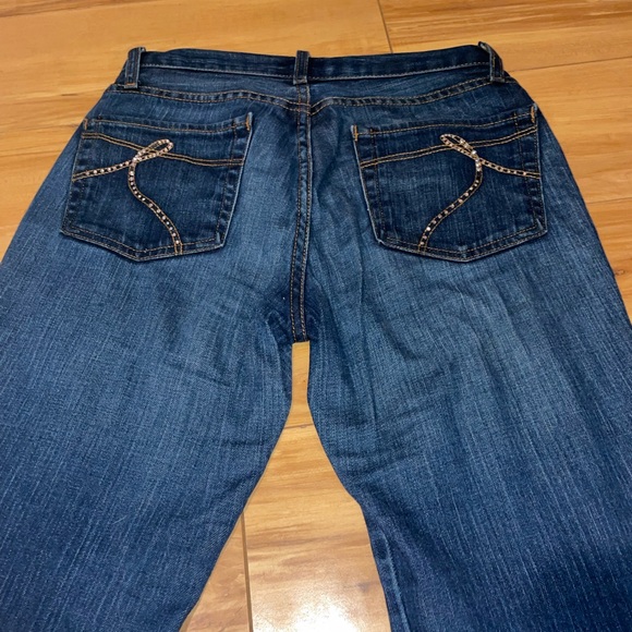 New Wide leg Blue jeans - Picture 2 of 6